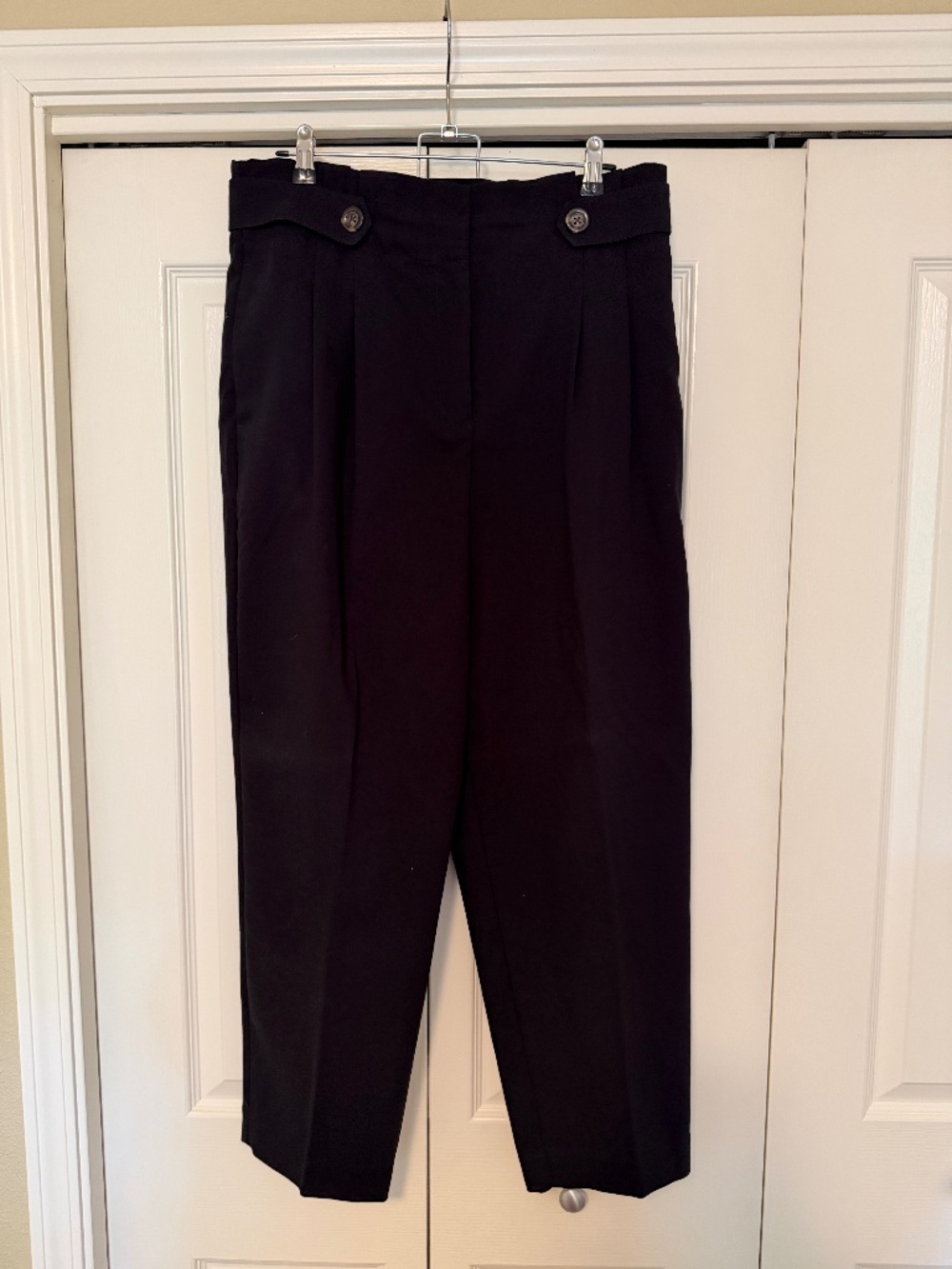 Ann Taylor High-Waisted Black Trouser Pants